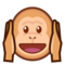 Hear-No-Evil Monkey emoji on Emojidex